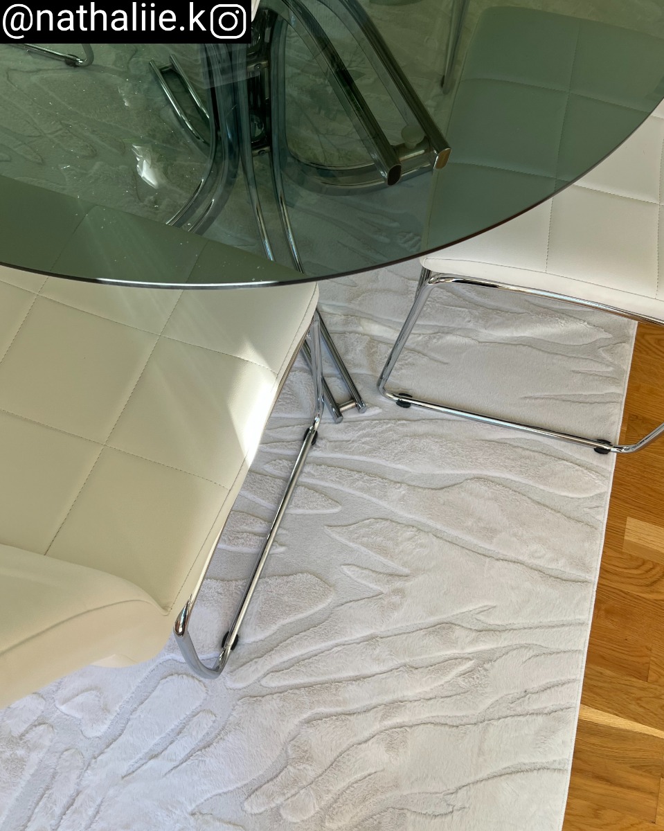 Tvättbar Pälsmatta Rabbit Nest Offwhite - Image 3