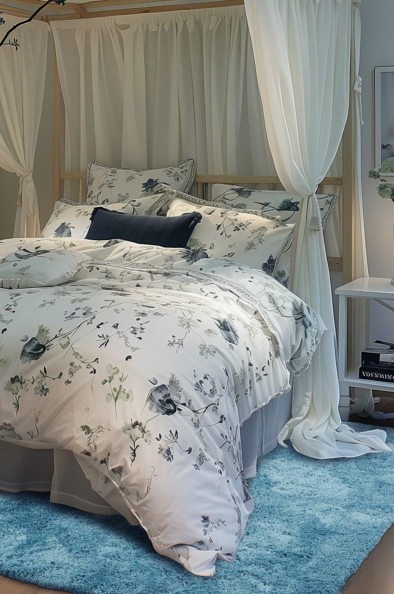 Ryamatta Brasserie Ljusblå - Image 2