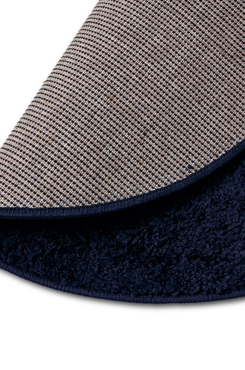 Rund Matta Nubby Blå - Image 4