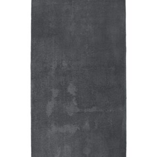 Solvyn mörkgrå ryamatta med mjuk lång lugg och stabil polyesterbaksida