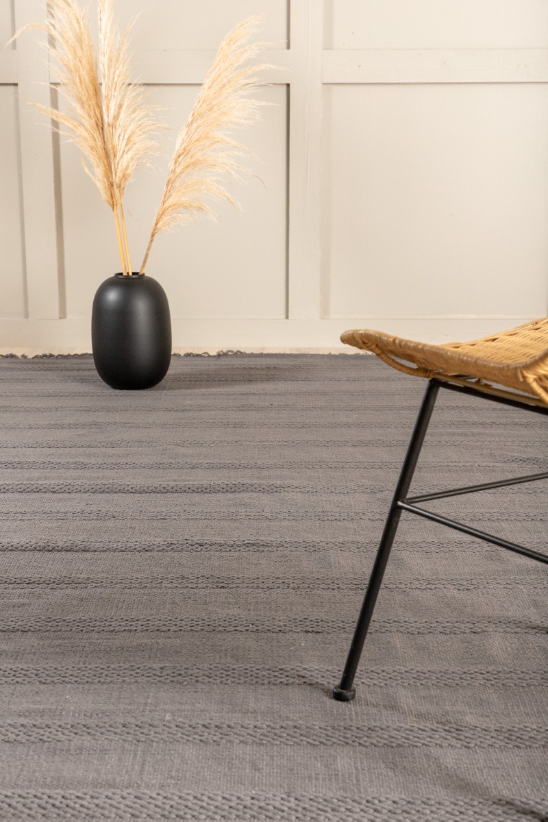 Rosita Grå Bomullsmatta - Image 2