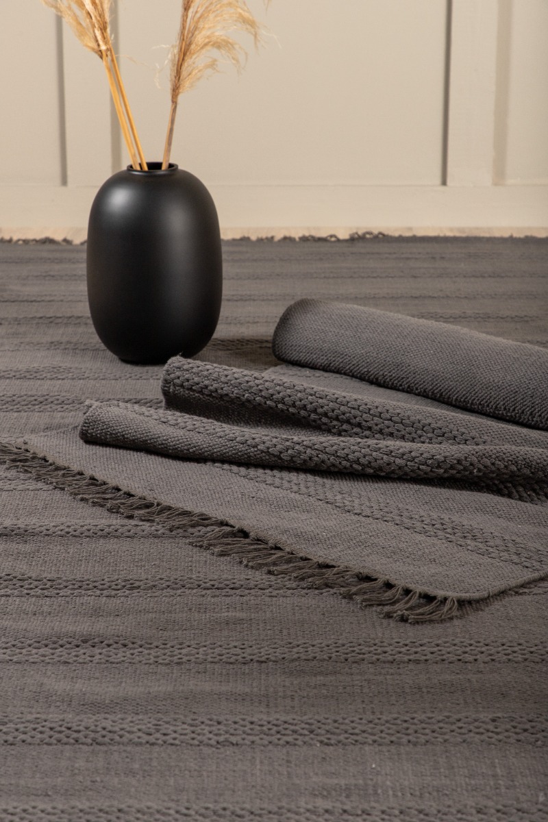 Rosita Grå Bomullsmatta - Image 3