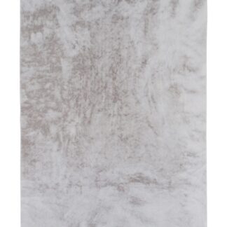 Elton Ryamatta i mjuk grå polyester med tät lugg och cirka 20 mm tjocklek