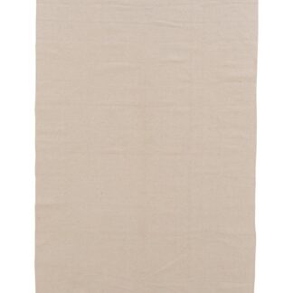Beige bomullsmatta Telly med mjuk och naturlig textur, ca 5 mm tjocklek