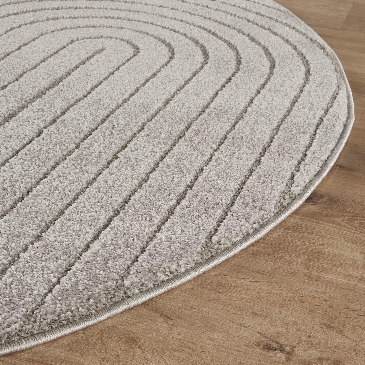 Rund Matta Zara Bene Grå - Image 2