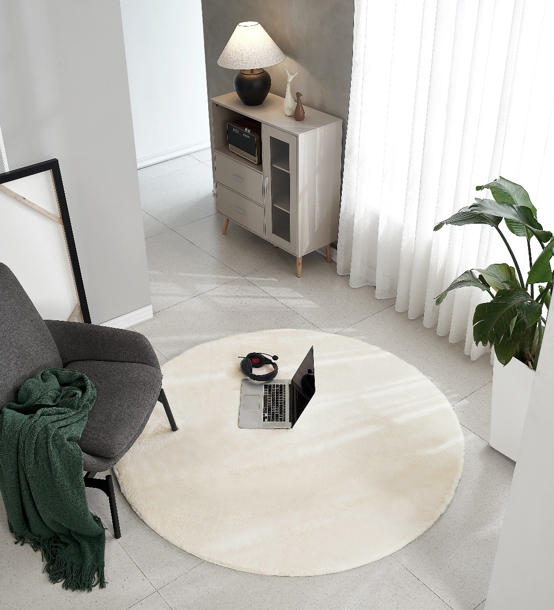 Rund Rabbit Eco Offwhite - Image 2