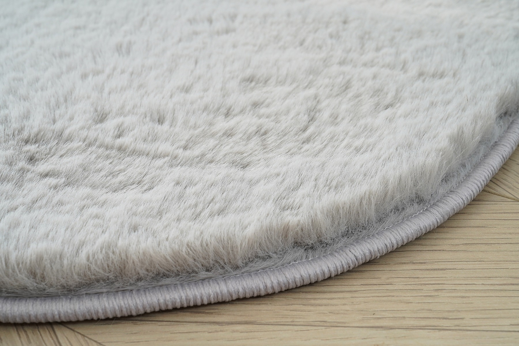Barnmatta Mjuk Päls-look Rabbit Star Silver - Image 4