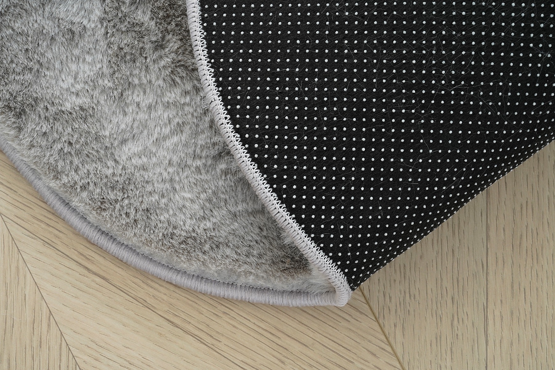 Barnmatta Mjuk Päls-look Rabbit Cloud Silver - Image 4