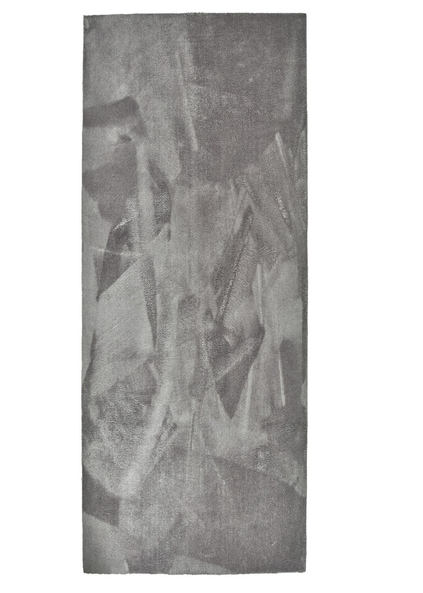 Ljusgrå mjuk ryamatta Solvyn med 20 mm tjock lugg i stilrent hem