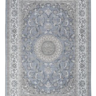 Närbild av Vero Plaza Wiltonmatta i mjuk greige färg med tjock struktur