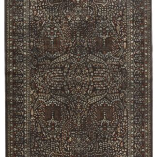 Närbild av mjuk viskosmatta Marty i neutral greige färg med 20 mm tjocklek