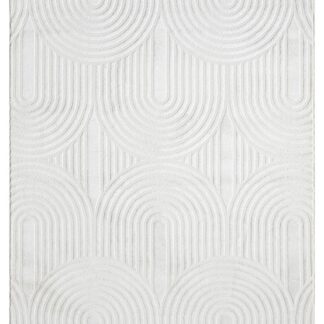 Offwhite Wiltonmatta Wico Boho med kortskuret bohomönster i modern design