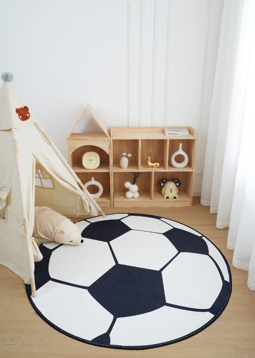 Rund Zappy Football Vit/Svart - Image 2