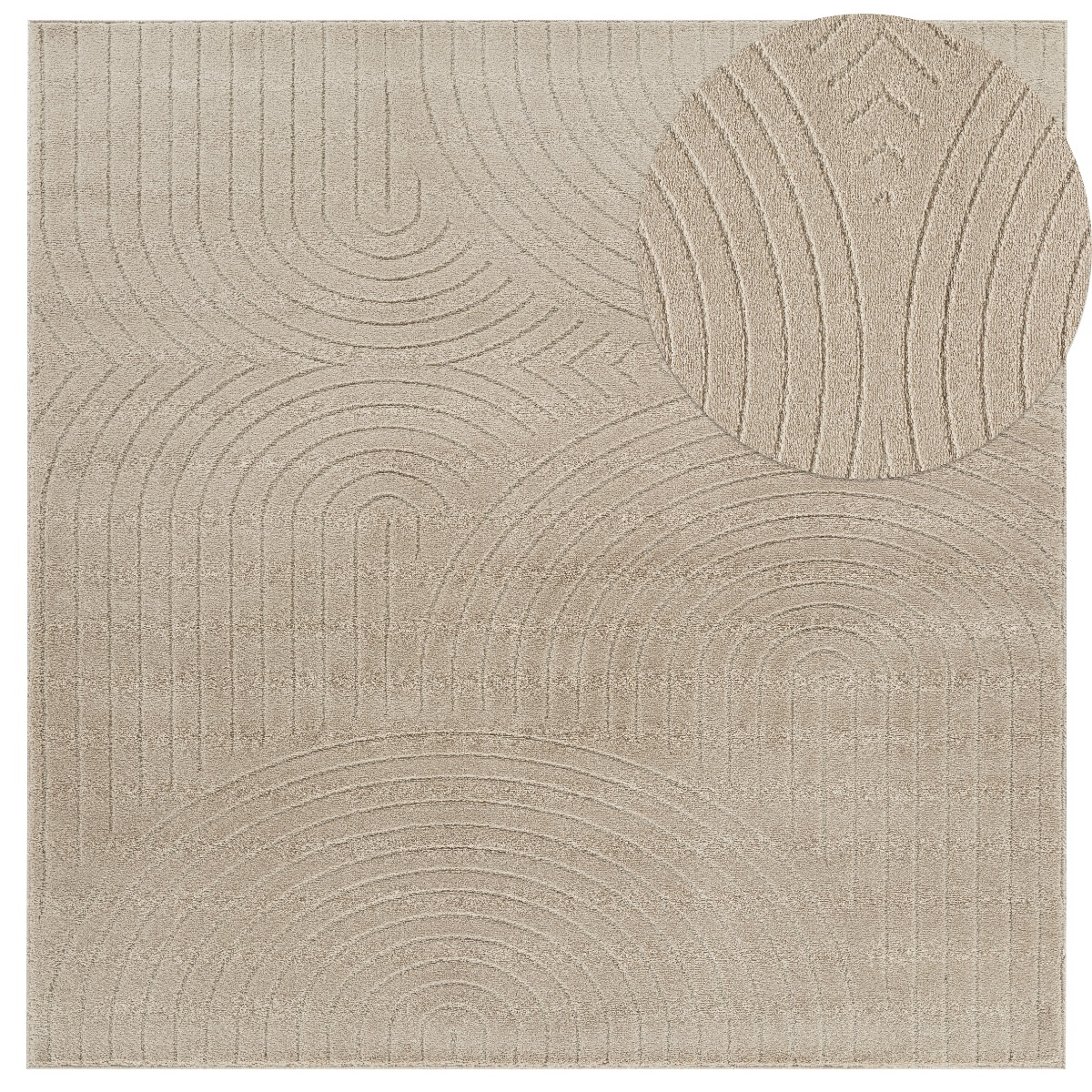 Kvadrat Matta Zara Bene Beige - Image 6