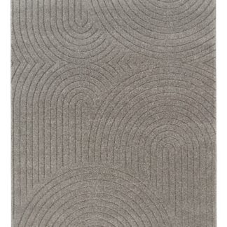 Grå Wiltonmatta Zara Bene med high & low-mönster i modernt hem