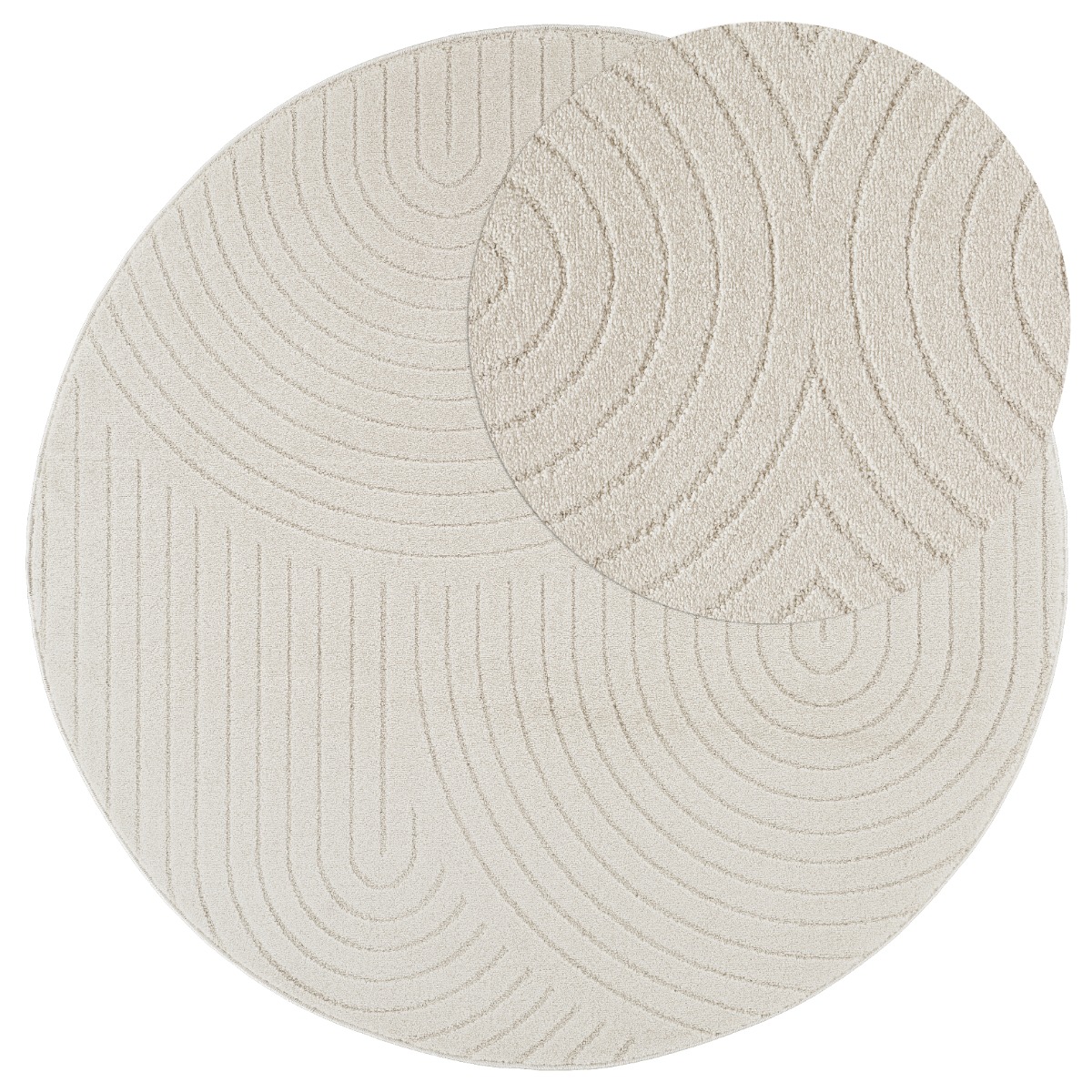 Rund Matta Zara Bene Offwhite - Image 5