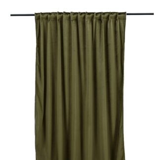 Sammetsgardin 2-pack Lavendelvind Grön