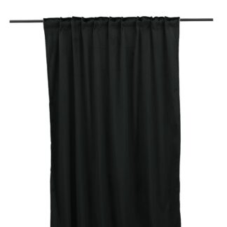 Sammetsgardin 2-pack Lavendelvind Svart