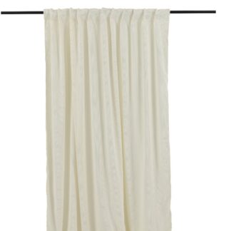 Rumsförmörkande Sammetsgardin 2-pack Kristallglans Offwhite
