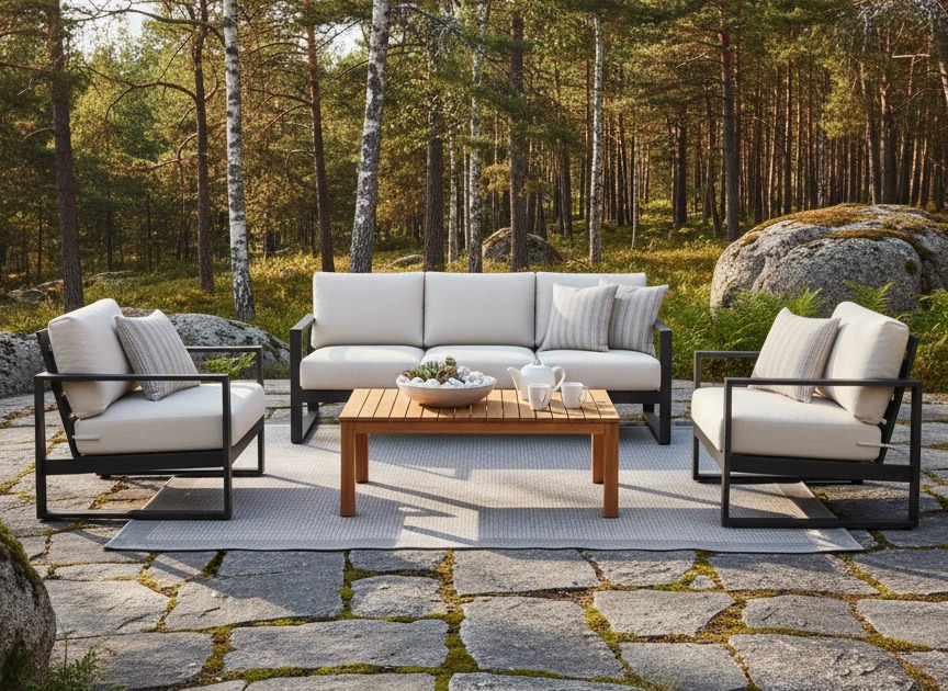 Costa Grå Inom- och Utomhusmatta - Bild 4