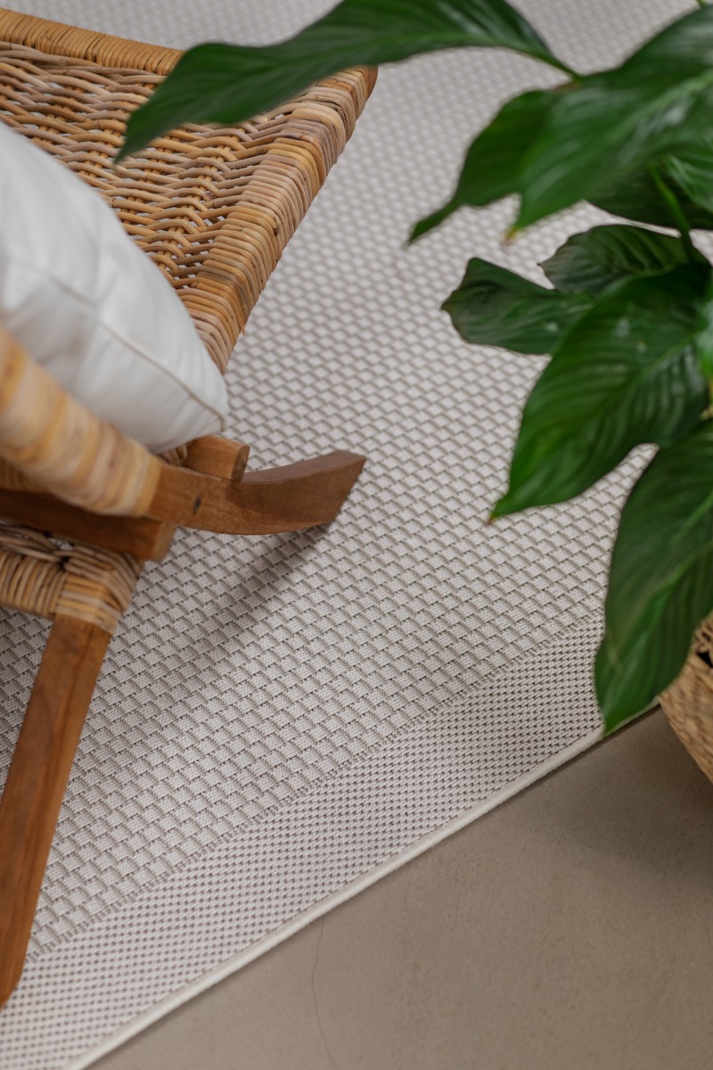 Costa Vit Kvadrat Matta - Bild 2