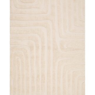 Juno Grid Kräm Bomullsmatta