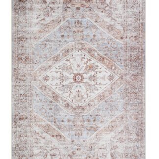 Tvättbar Bomullsmatta Ardalan Onestia Kräm/Blå