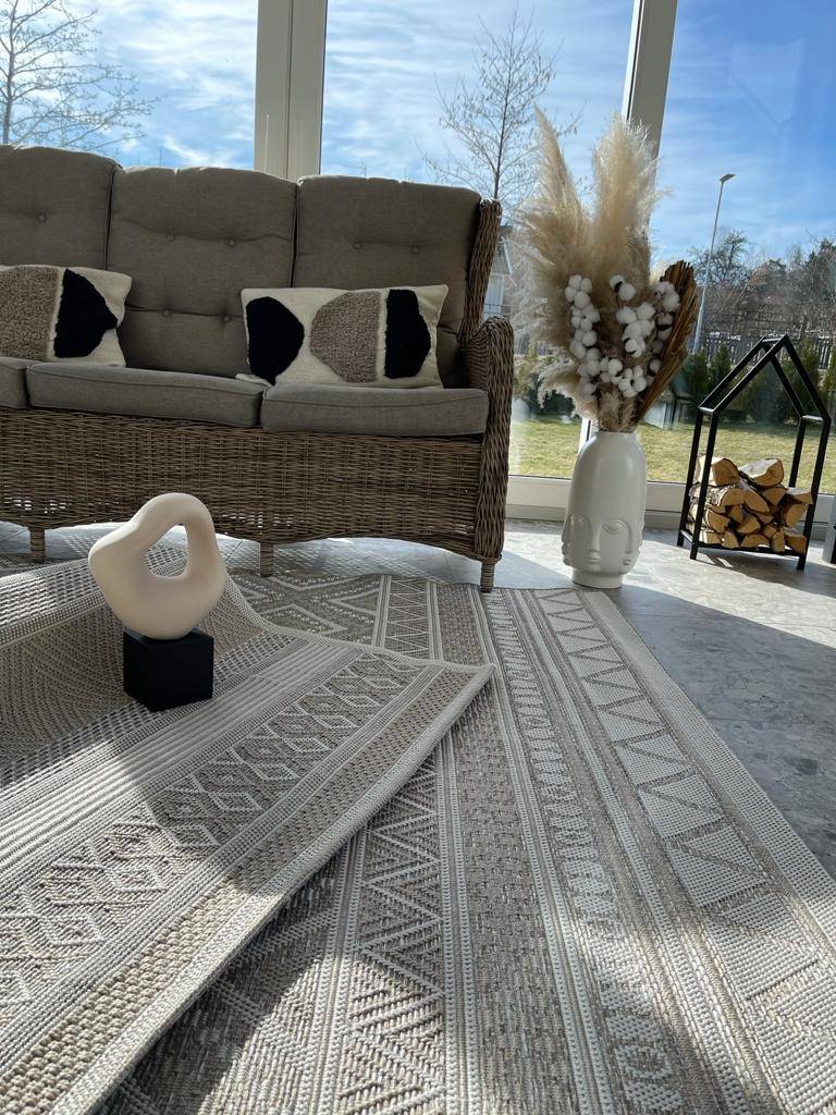 Echo Case Beige Inom- och utomhusmatta - Bild 6