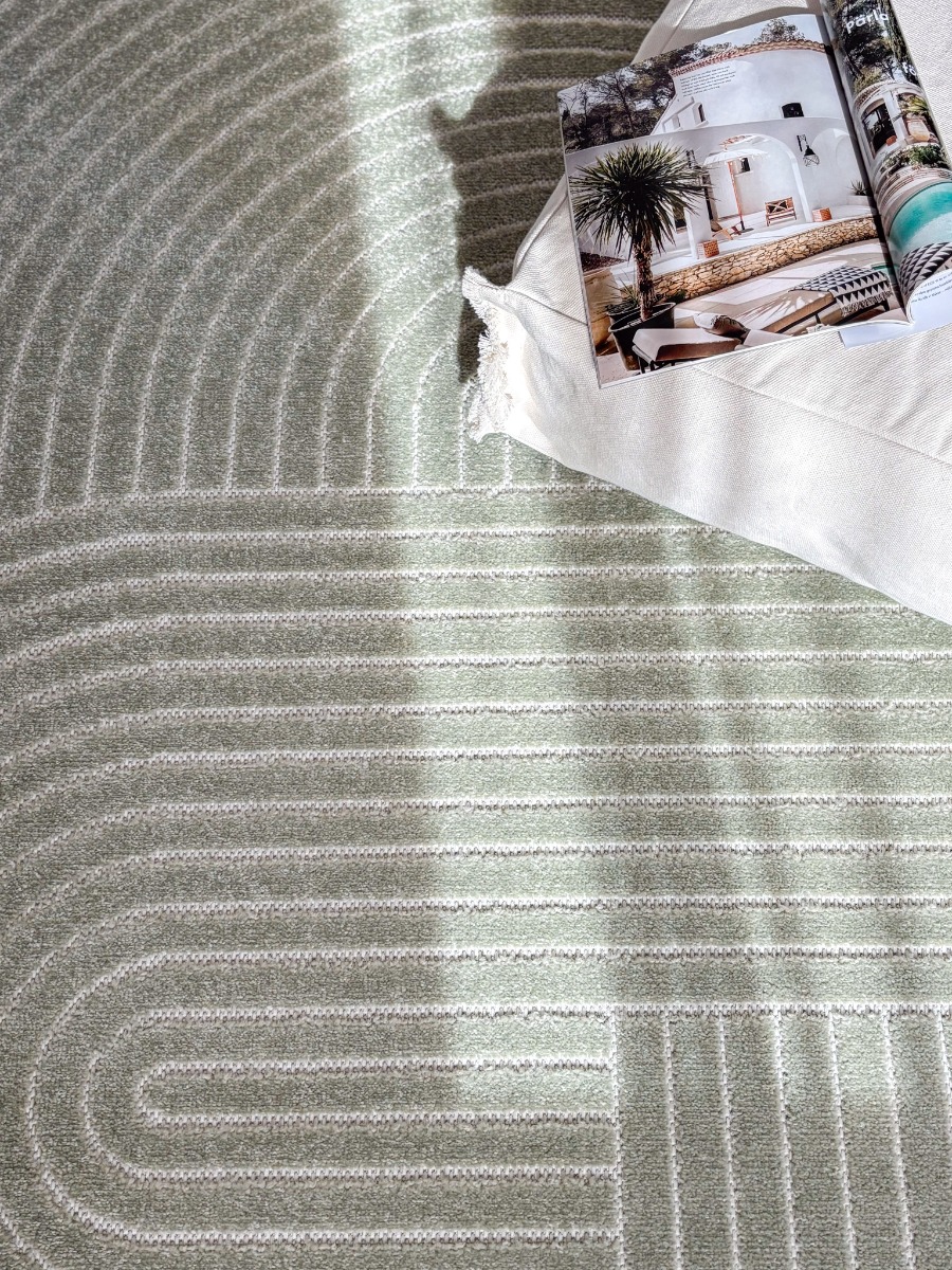 Santos Vorm Grön Inom- och Utomhusmatta - Bild 3