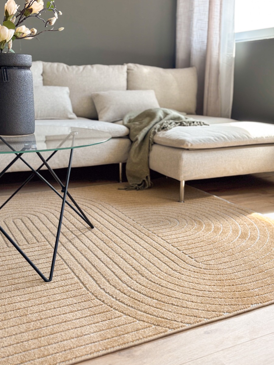 Santos Vorm Gul Inom- och Utomhusmatta - Bild 2