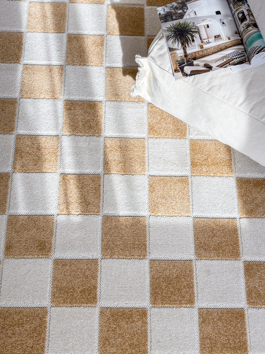 Santos Karo Gul Inom- och Utomhusmatta - Bild 3