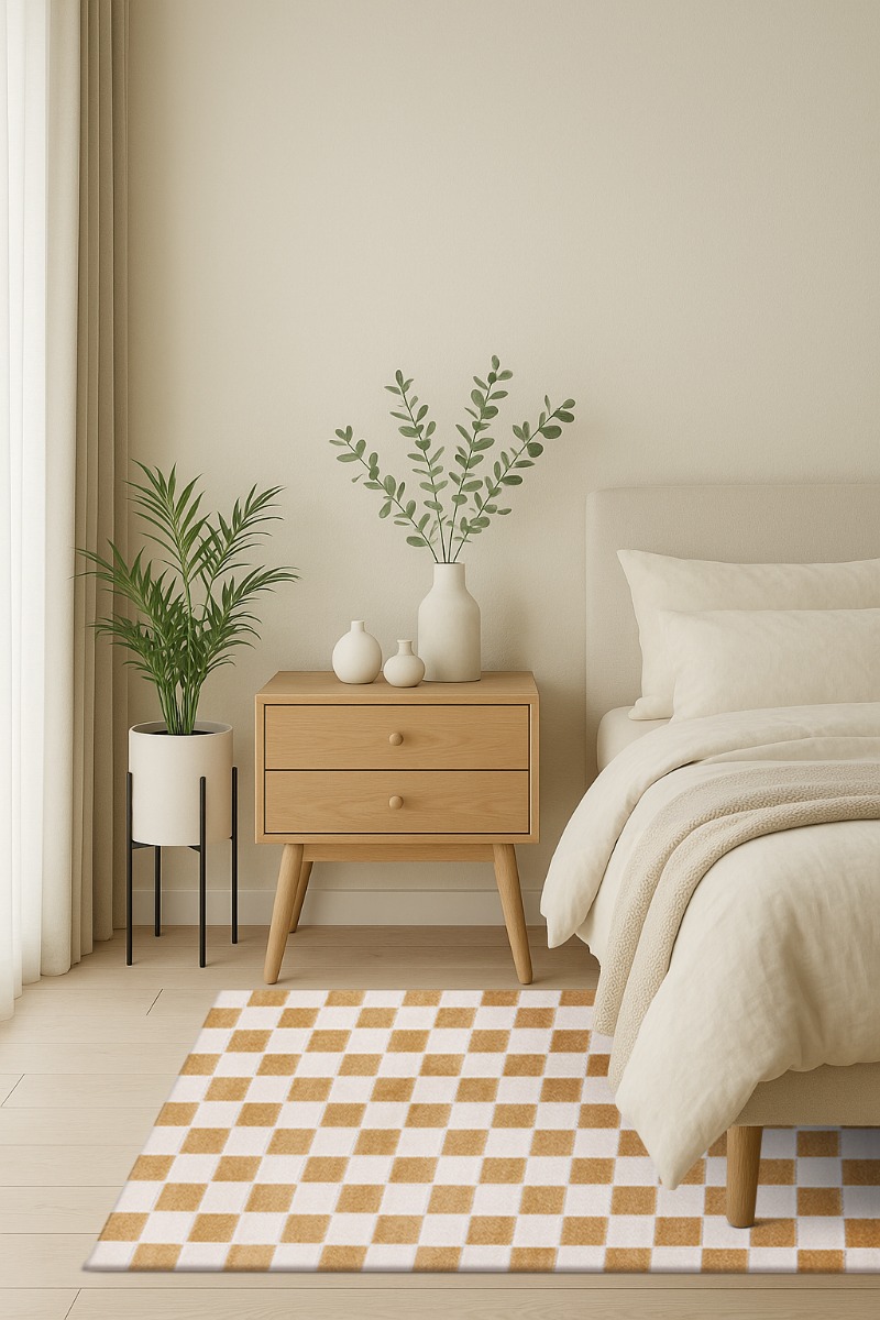 Santos Karo Gul Inom- och Utomhusmatta - Bild 4