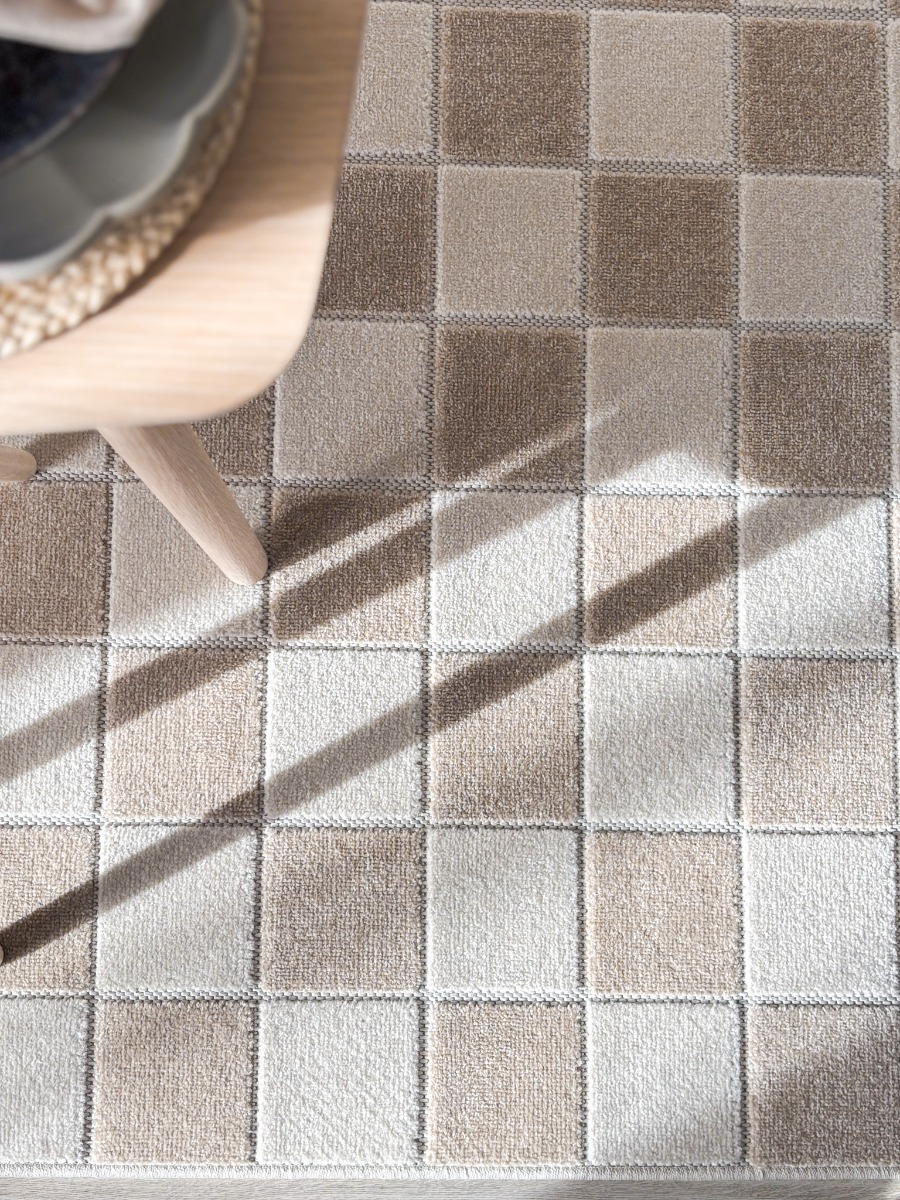 Santos Karo Linne Kvadrat Matta - Bild 3