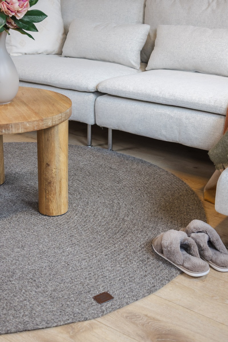 Saul Taupe Rund Matta - Image 2