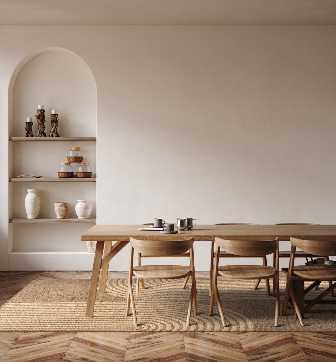 Luonto Vorm Beige Inom- och Utomhusmatta - Bild 2