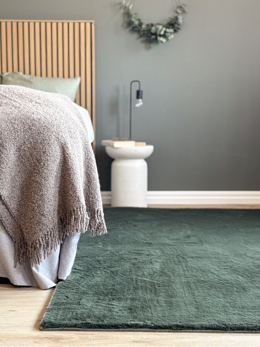 Mjuk Päls-look Matta Eiderelle Grön - Image 3