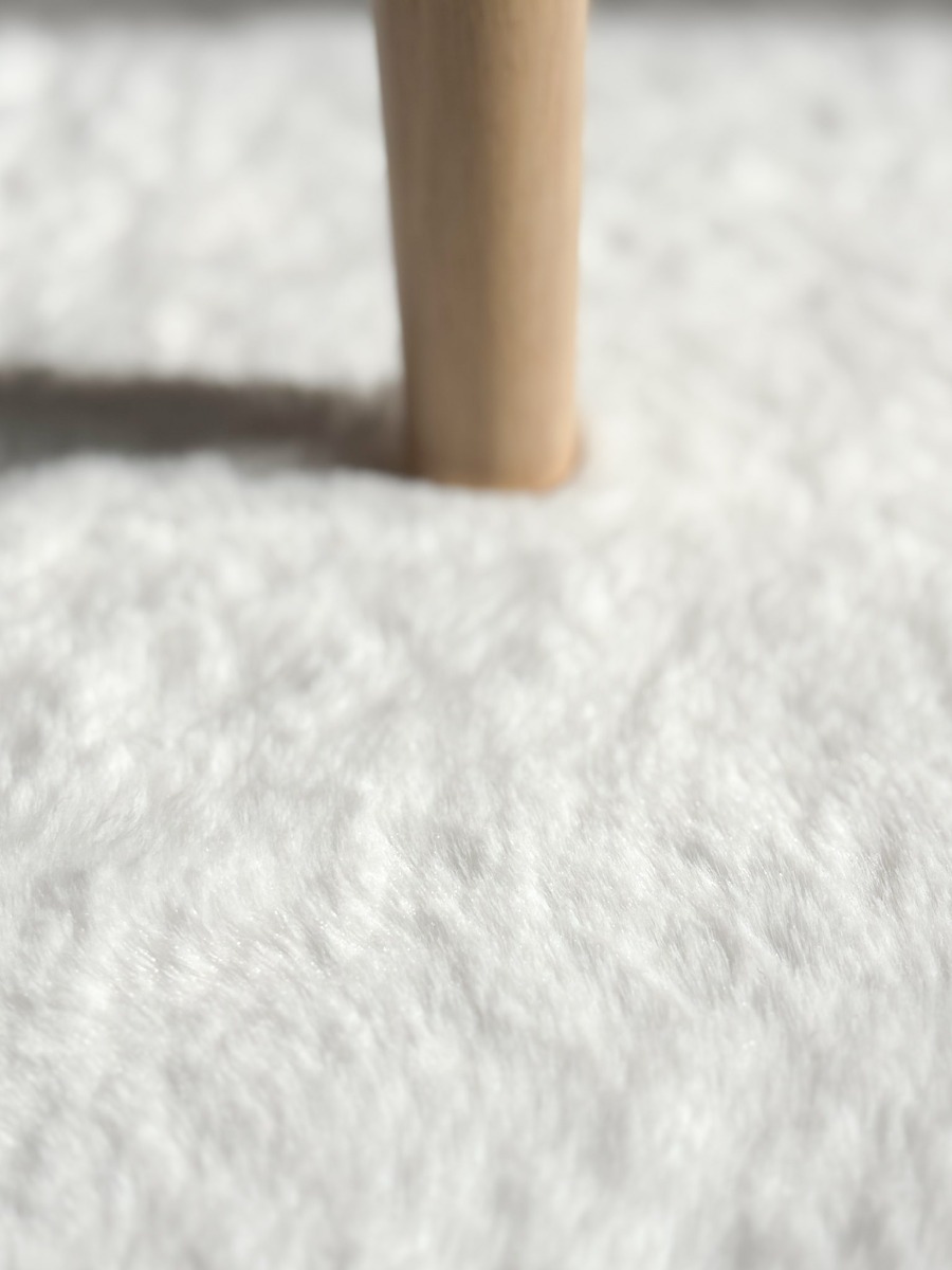 Rund Matta Eiderelle Vit - Image 6