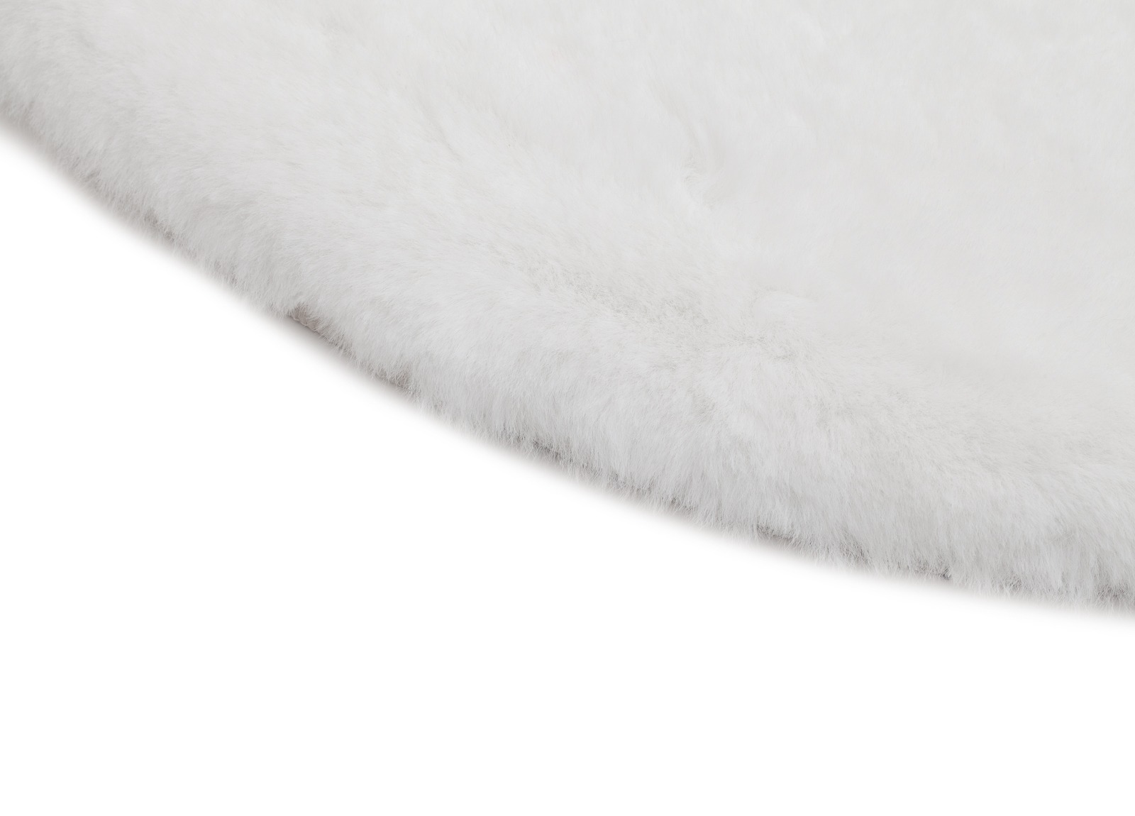 Rund Matta Eiderelle Vit - Image 3