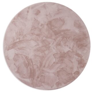 Rund Matta Cat Ljusrosa