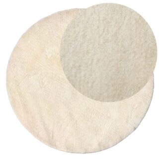 Rund Cloudy Ljusbeige