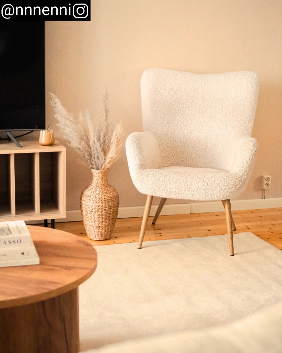 Tvättbar Ryamatta Comfy Beige - Bild 4