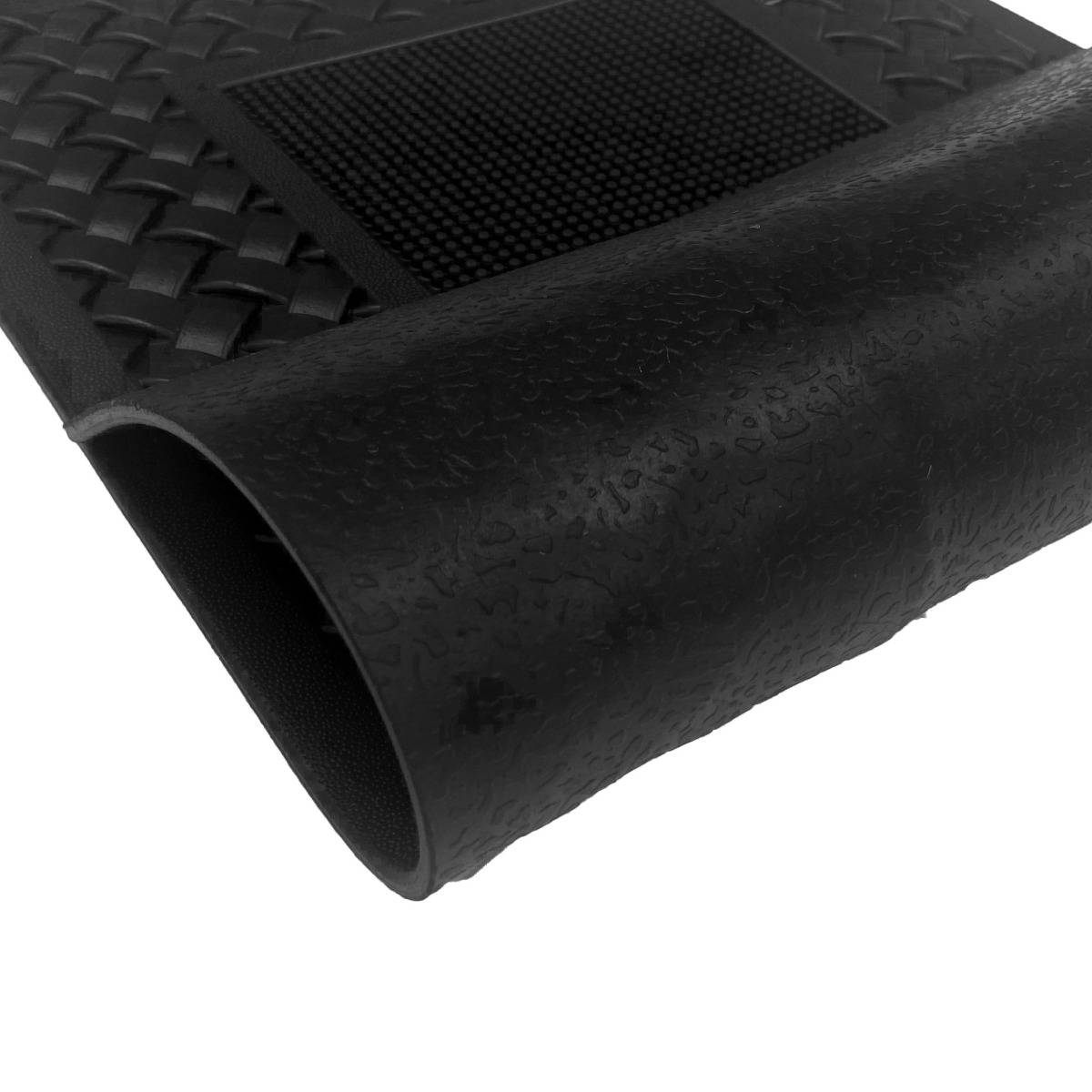 Dörrmatta Flätad Pinmat Svart - Bild 2