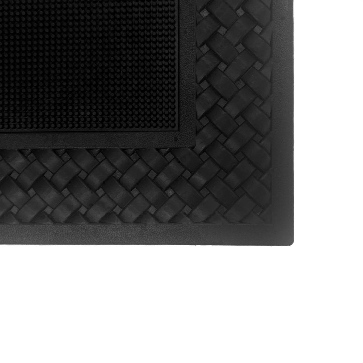 Dörrmatta Flätad Pinmat Svart - Bild 3
