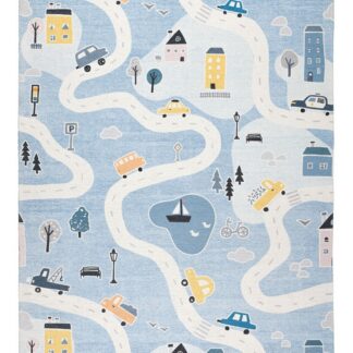 Barnmatta Arabella Blå