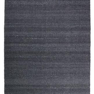 Otalie ullmatta i antracit färg med mjuk och tjock ullfiber i modernt rum