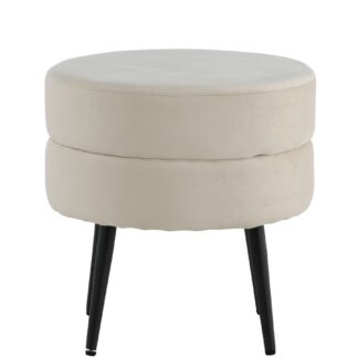 Sittpuff Grellowfen Ljusbeige