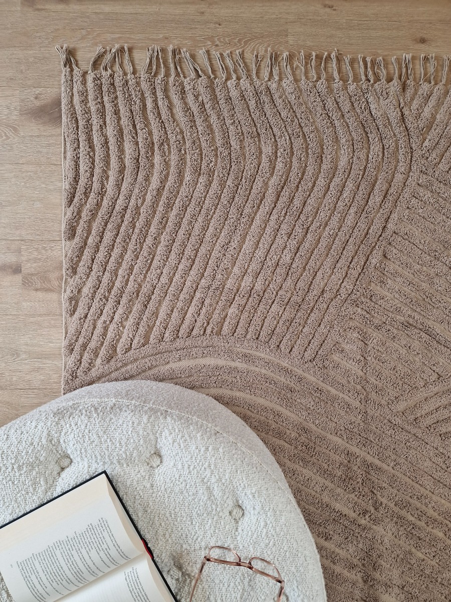 Juno Dune Linne 200x300 cm Bomullsmatta - Bild 3