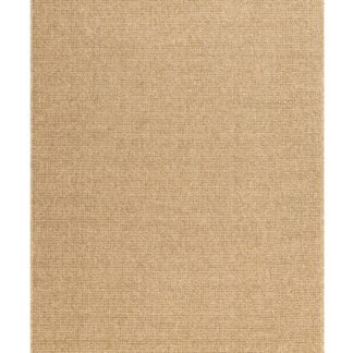 Cosmo multifunktionell inomhus- och utomhusmatta i varm jute-färg med vävd struktur och polypropylenmaterial