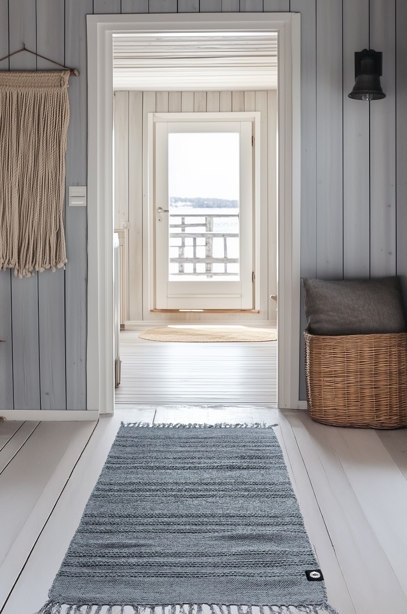 Kireli Blå 75x270 cm Trasmatta - Bild 2