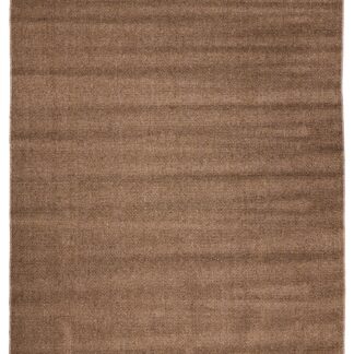 Kura beige ryamatta med mjuk och strukturerad yta i slitstark polyester på golv